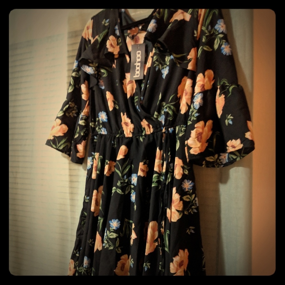 Floral tea dress